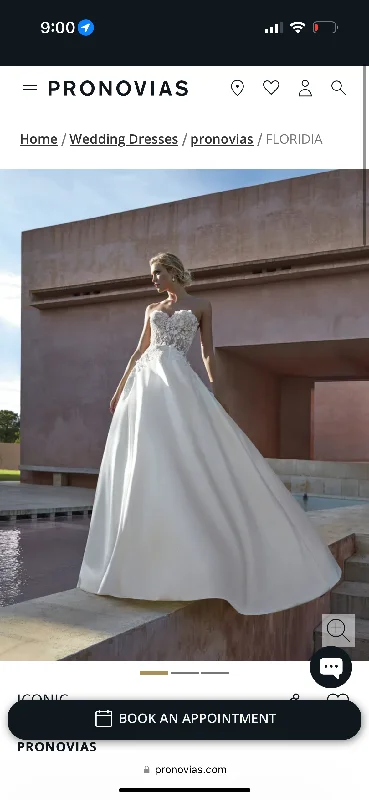 Limited Availability Pronovias Floridia Dress - NEW, never worn