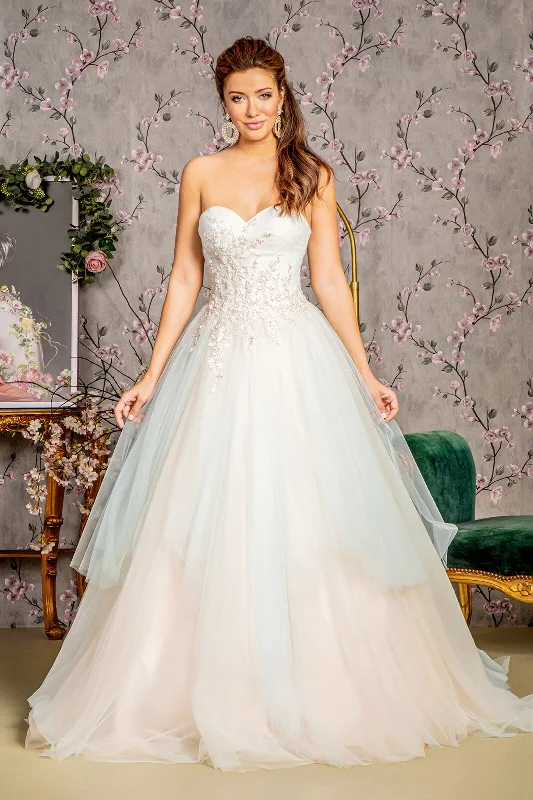 New Deals Applique Strapless A-line Ball Gown by GLS Gloria GL3244