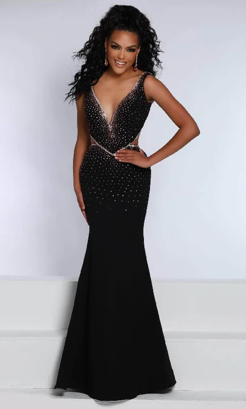 Deal Dash Johnathan Kayne 2640 - Jeweled Cutout Evening Gown