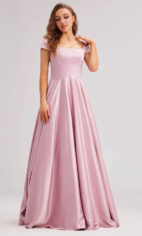 Today’s Special J'Adore Dresses J23032 - Cap Sleeve Satin Evening Dress