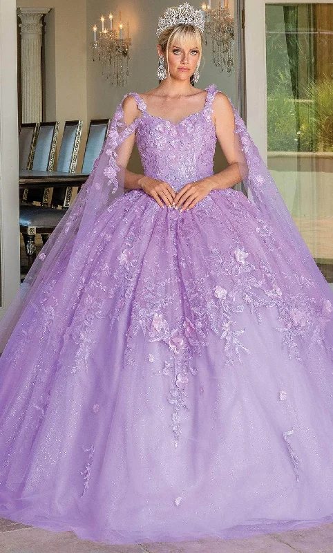 Midnight Madness Dancing Queen 1664 - Floral Quinceanera Ballgown