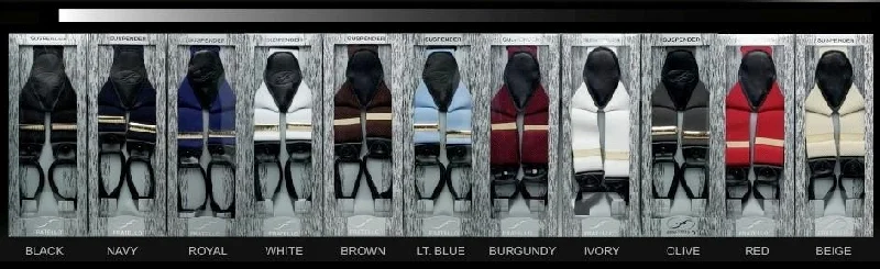 Early Access Mens Button Type Suspenders - 11 Colors