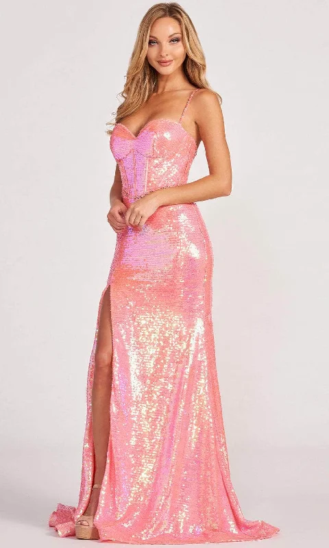 Overstock Colette By Daphne CL2054 - Sequined Sweetheart Evening Dress