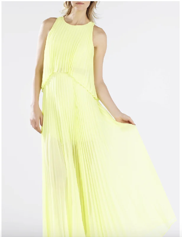 Inventory Reduction BCBG MAXAZRIA Shaina Pleated Gown