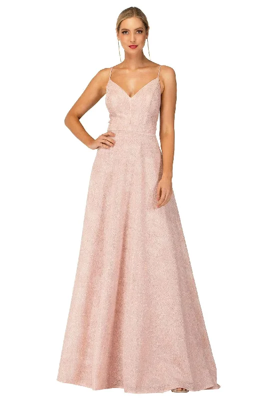 Flash Sale Cecilia Couture - 2118 Floral Detailed A-line Long Dress