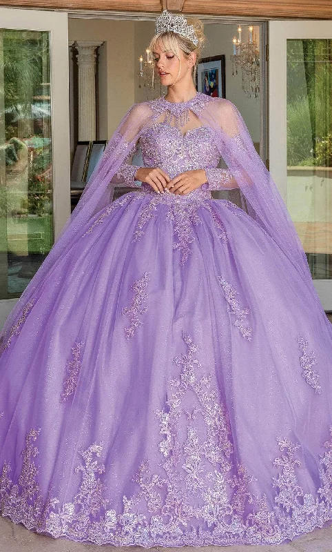 While Supplies Last Dancing Queen 1691 - Sweetheart Detachable Cape Ballgown