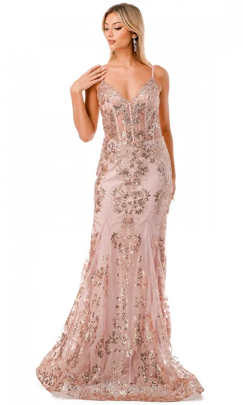 Savings Alert Aspeed Design L2820W - Corset Bodice Mermaid Evening Gown