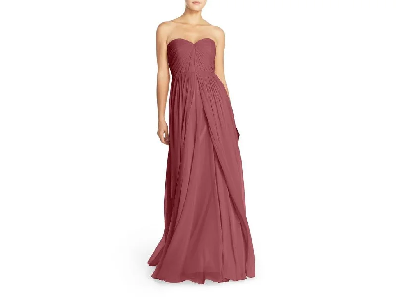 Warehouse Sale Jenny Yoo Mira Convertible Strapless Chiffon Gown