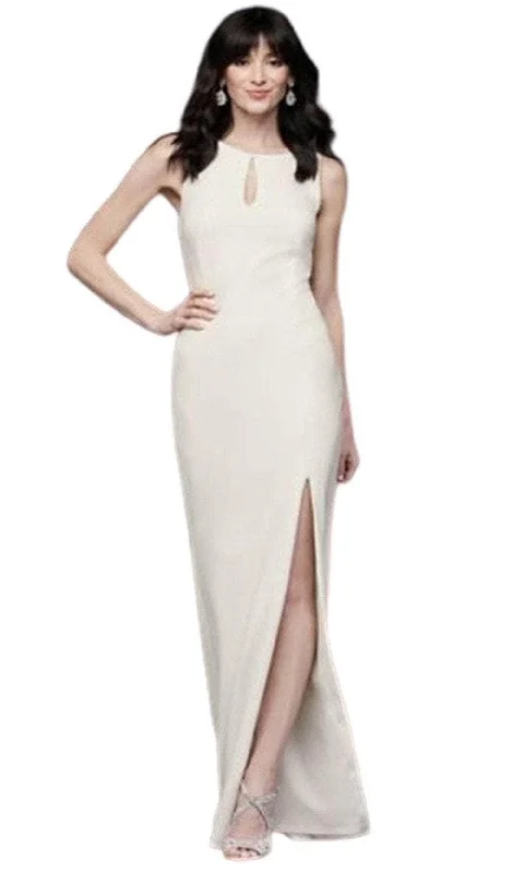 Take Advantage Aidan Mattox MD1E203806 - Sleeveless High Slit Sheath Dress