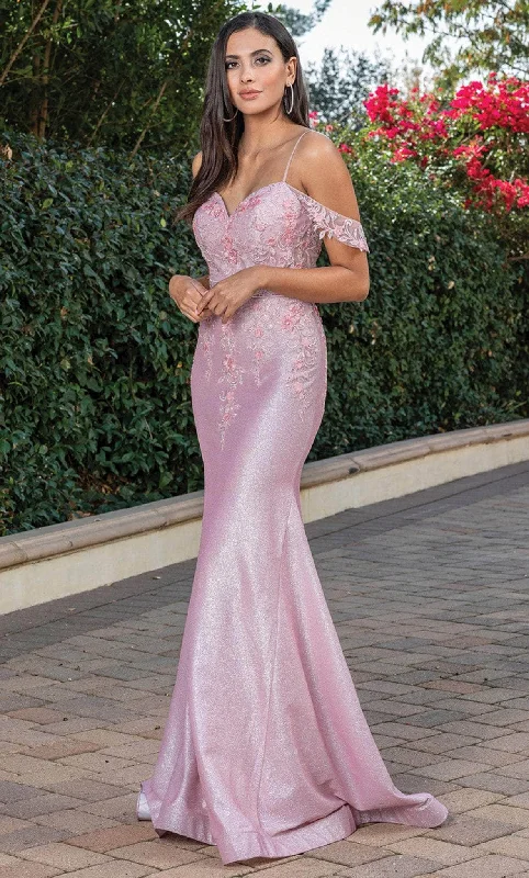 Price Meltdown Dancing Queen 4315 - Floral Glittery Trumpet Long Gown