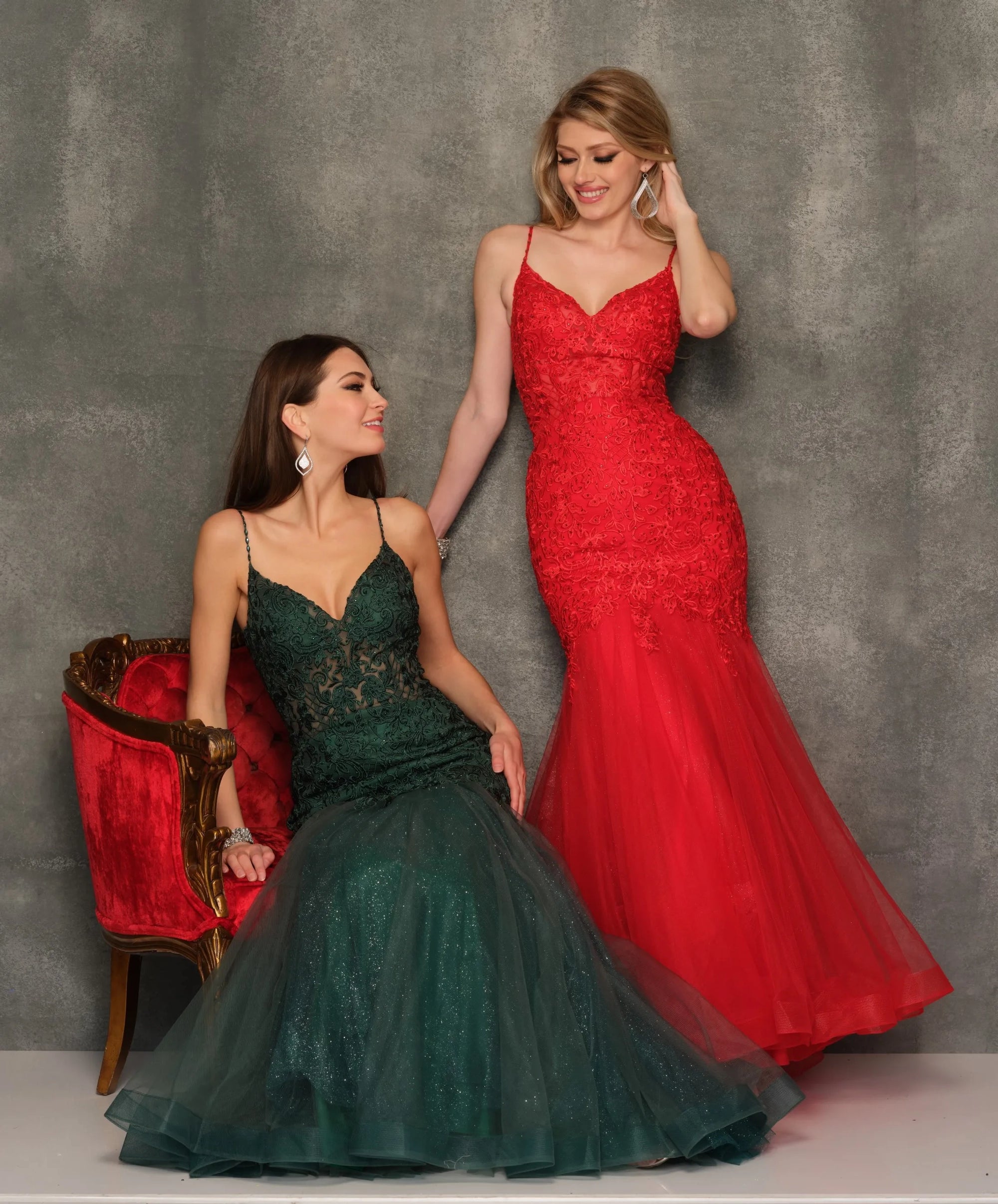Final Markdown Long Evening Dress by Dave and Johnny 10625