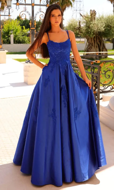 Extra Savings Clarisse 810878 - Applique Scoop Prom Gown