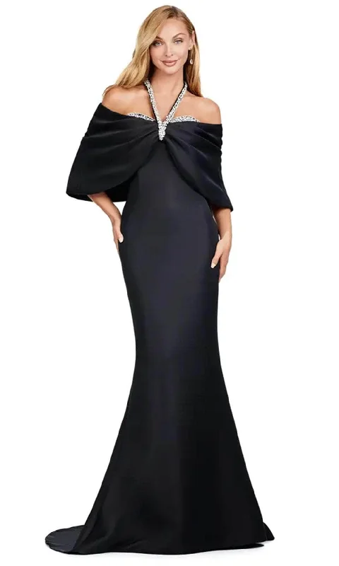 Unmissable Offer Ashley Lauren 11424 - Bejeweled Versatile Satin Gown