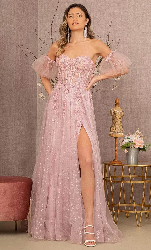 Reduced Prices GLS by Gloria GL3126 - Embroidered Sweetheart Prom Gown