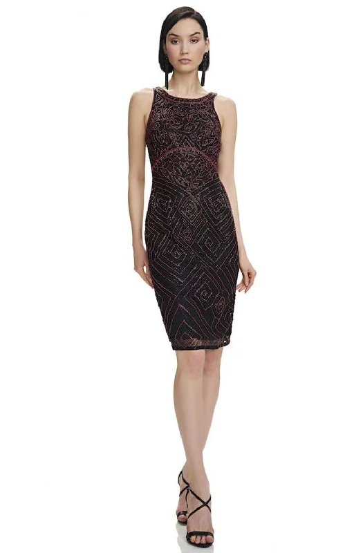 Super Sale Theia - 883782 Bead Embellished Bateau Cocktail Dress