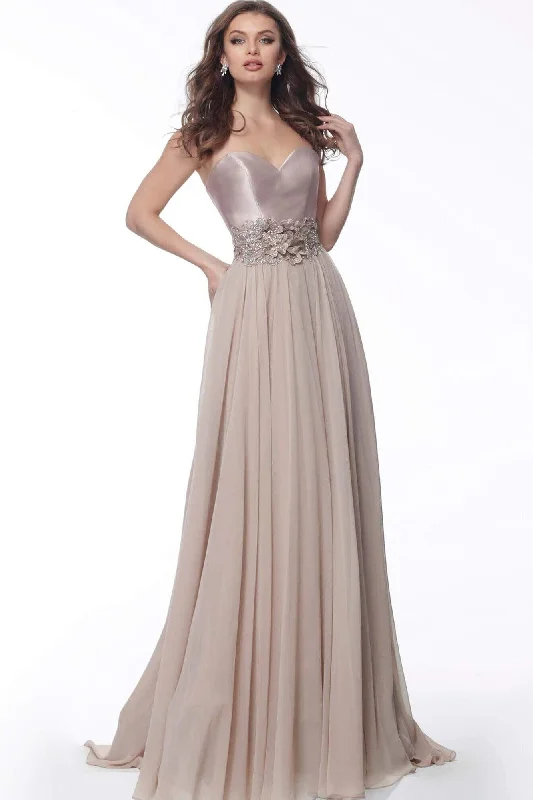 Extra Savings JVN by Jovani - JVN62406 Sweetheart Pleated A-Line Evening Dress