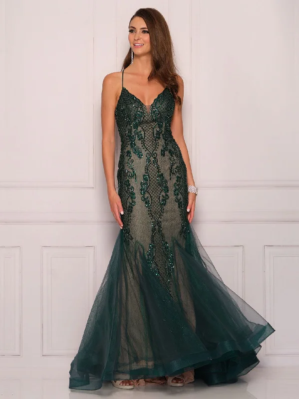 Factory Direct Sale Long Evening Dress by Dave and Johnny 11092