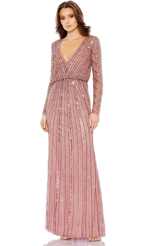 Big Savings Mac Duggal 93647 - V-Neck Blouson Bodice Formal Gown