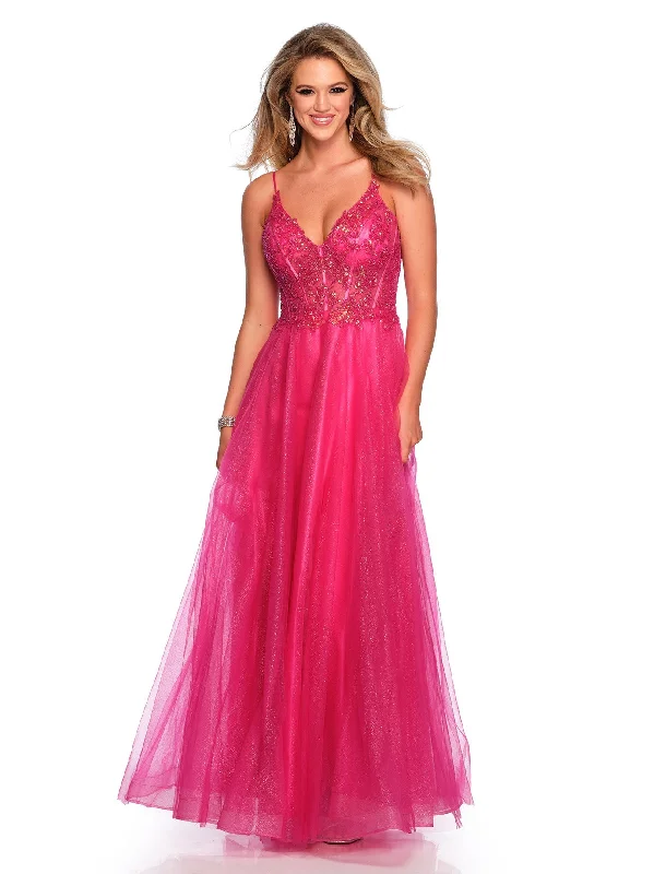 Savings Galore Long Evening Dress by Dave and Johnny 11243