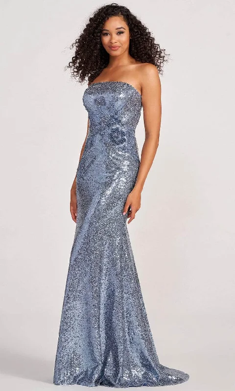 Deal Dash Colette By Daphne CL2075 - Model is wearing Steel Blue color.