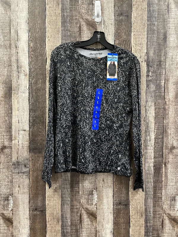 New Markdowns Athletic Top Long Sleeve Crewneck By Hang Ten  Size: L