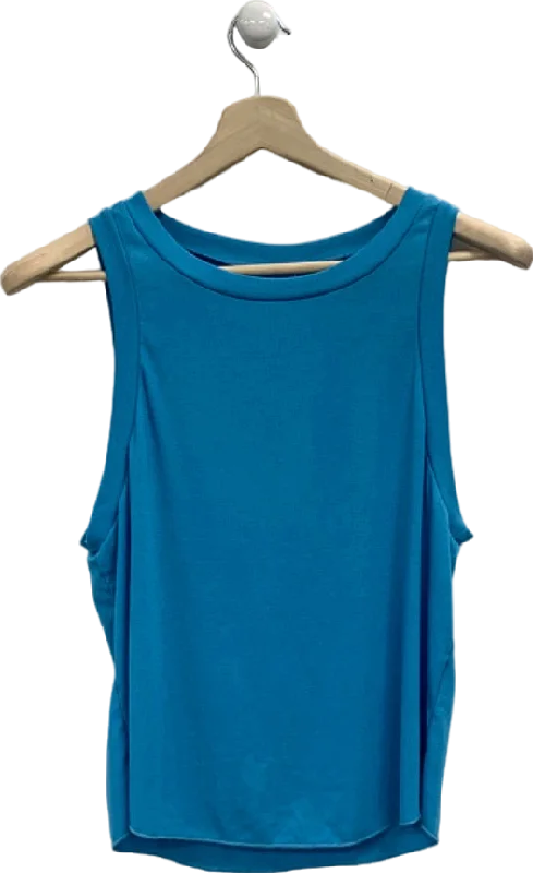 Flash Sale Blue Sleeveless Top UK L