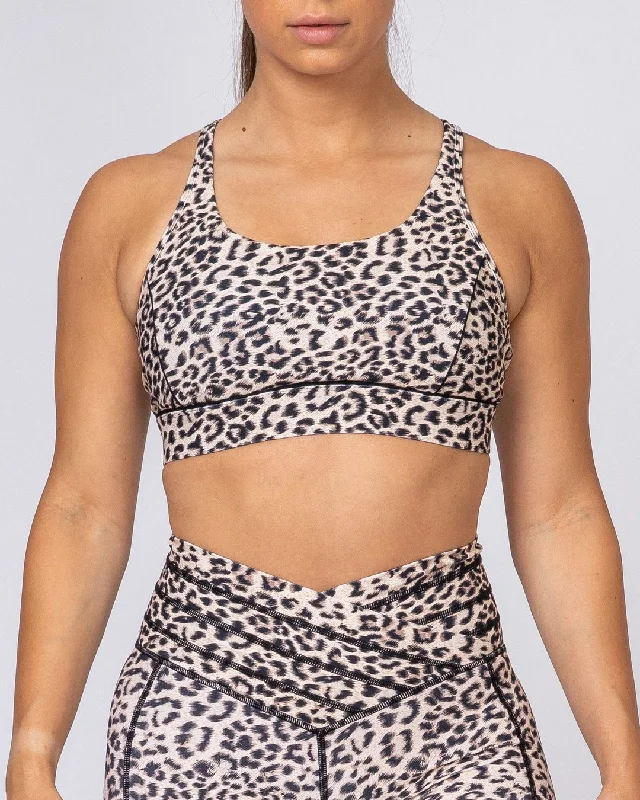 Time-Limited Offer HIIT Bra - Yellow Leopard
