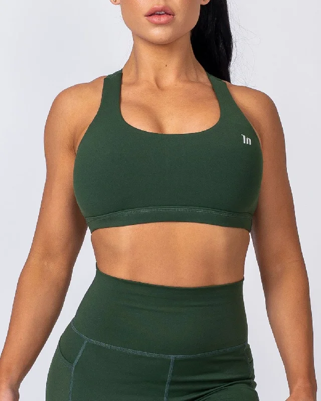 Bargain Bin Power Bra - Moss