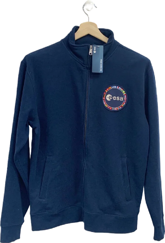 Mega Sale Russell Navy ESA Full-Zip Sweatshirt UK L