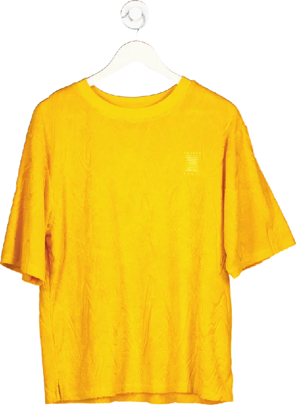 Super Deal Savage Fenty Yellow T-Shirt UK S