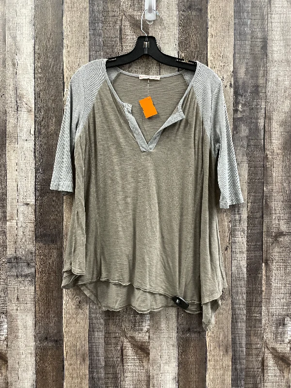 New Arrival Top 3/4 Sleeve By Peyton Jensen  Size: S