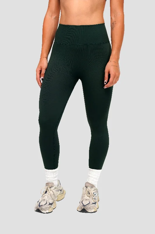 Crazy Savings CORE SCRUNCH LEGGINGS -  FOREST GREEN