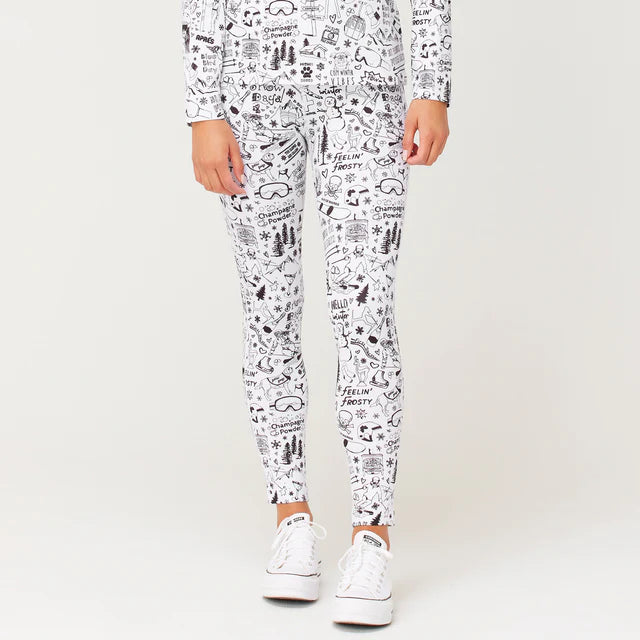 Final Markdown Krimson Klover Women's Graffiti Baselayer Legging