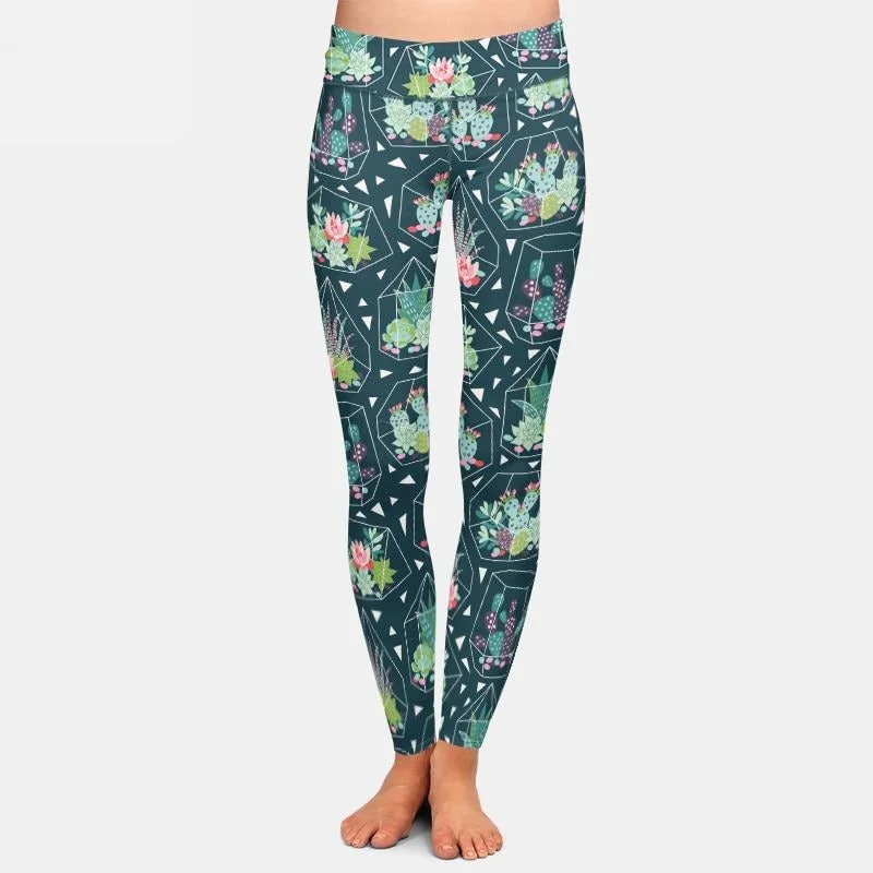 Today’s Special Ladies 3D Cactus Printed Leggings
