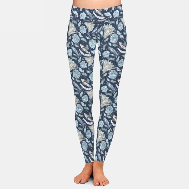 Super Savings Ladies Beautiful Leaf Printed Leggings