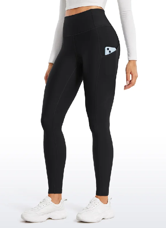 Take Advantage Thermal Fleece Lined Pocket Leggings 28''