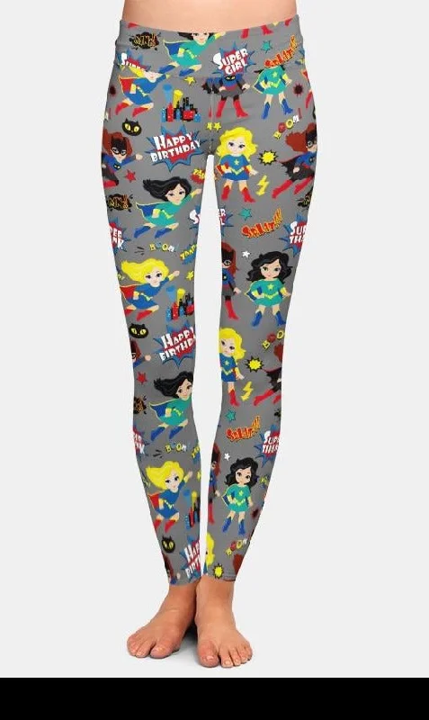 Buy More, Save More Womens 3D Super Hero Printed Leggings