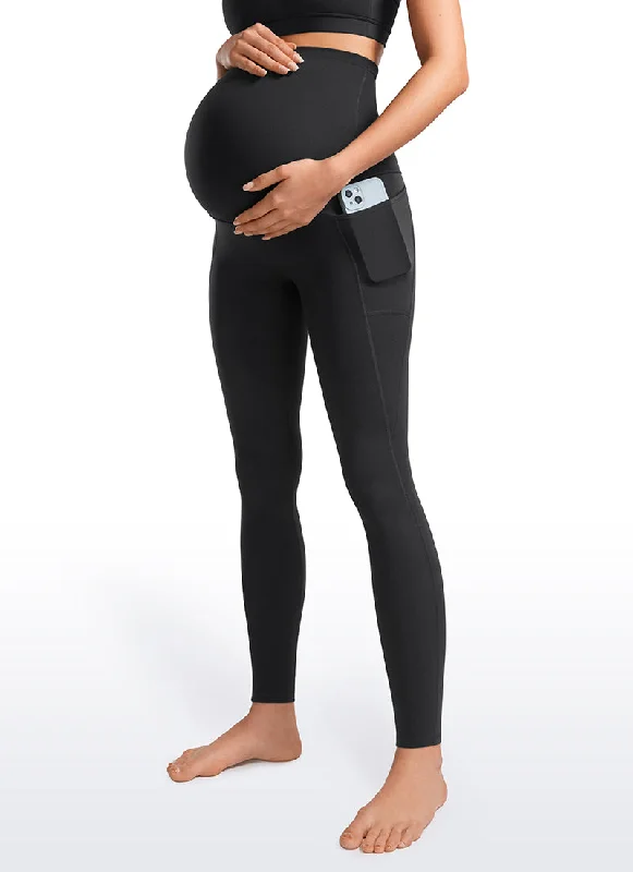 New Deals Butterluxe Maternity Leggings with Pockets 28"