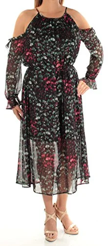 Bargain Prices 1.State Cold Shoulder Metallic Dress