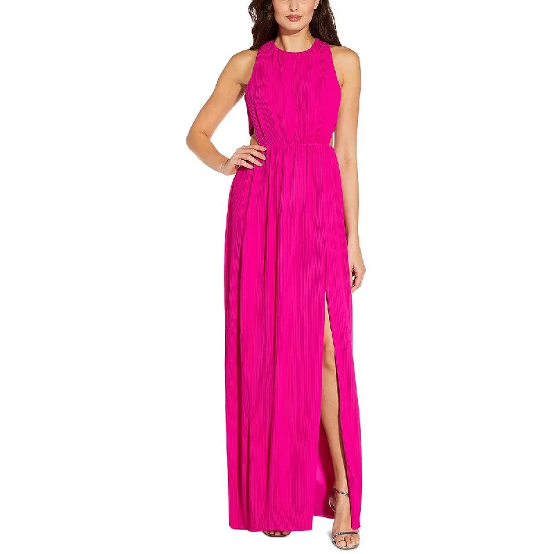 Epic Deals Aidan by Aidan Mattox Womens   Pleated Maxi Evening Dress