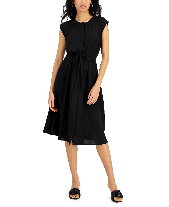 Bargain Prices Alfani Womens Cap Sleeve Shirtdress