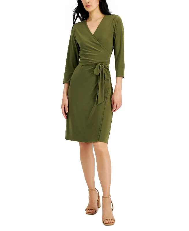 Great Deals Women's V-Neck Wrap Dress