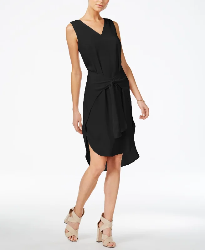 Steals and Deals BAR III Tie Front Shift Dress