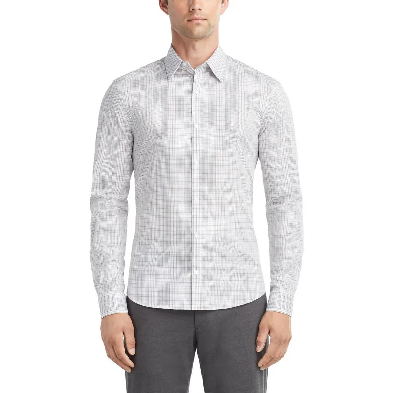 Price Drop Calvin Klein Mens Wrinkle Resistant Stretch Button-Down Shirt