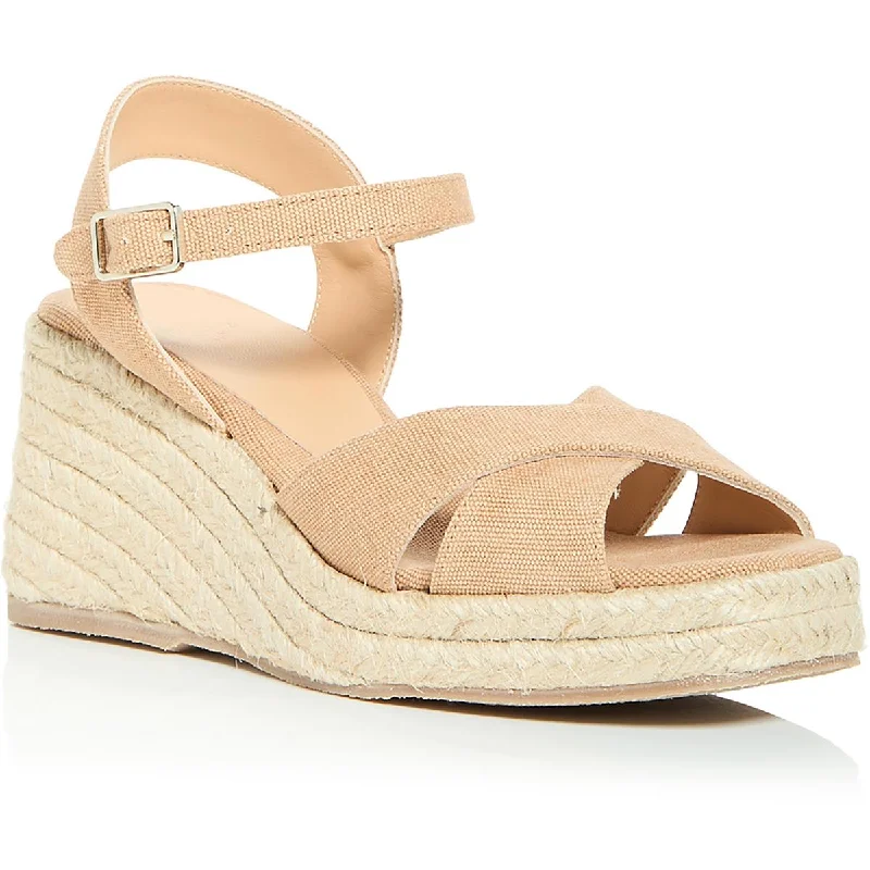 Lowest Price Castaner Womens Theo Slingback Criss-Cross Platform Sandals