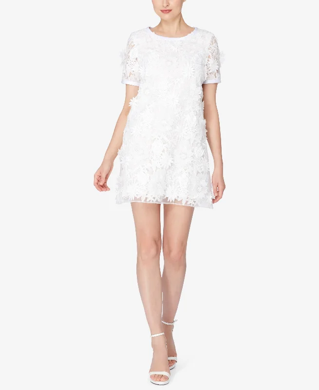 Discount Days Catherine Malandrino Drucie Floral Lace Shift Dress