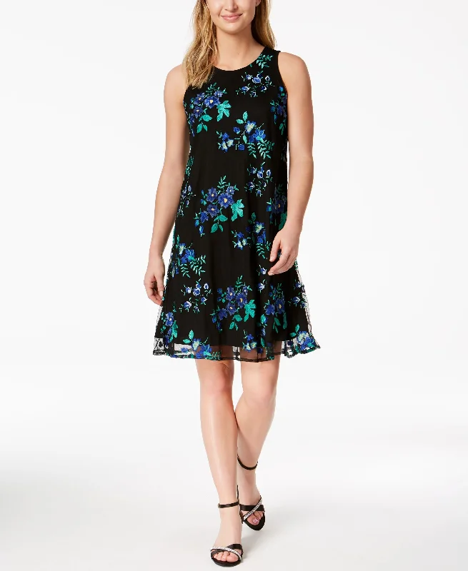 Get It Before It’s Gone Charter Club Embroidered Swing Dress