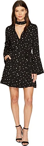 Instant Discount Choker Wrap Dress