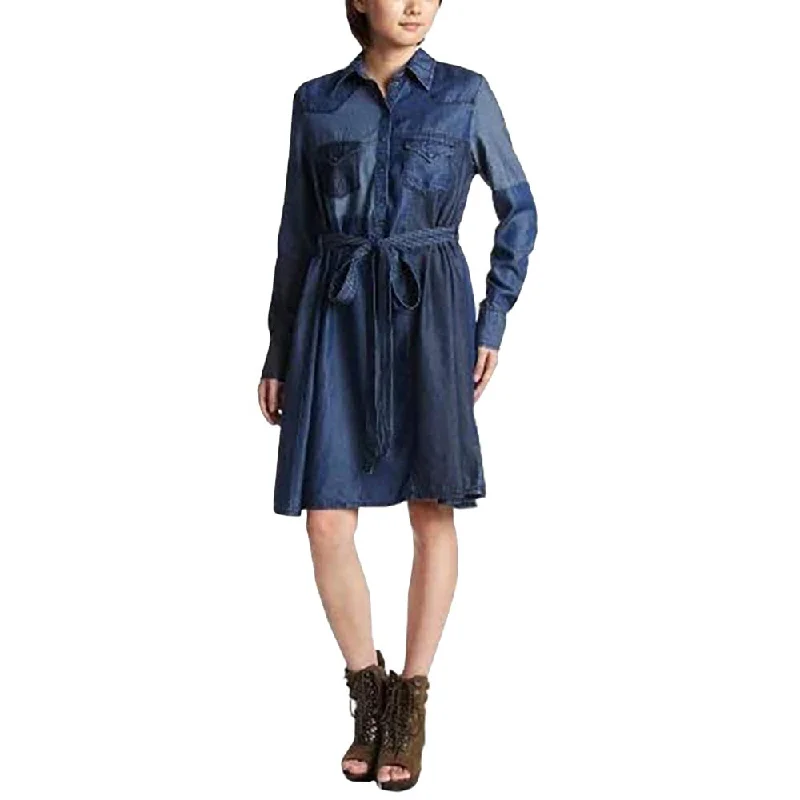 One-DAY Sale Diesel De Maris Ls Cut Dresses Blue