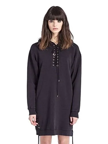 Deal Explosion Diesel Womens D-Rayn Sweat Hooded Neck Dress